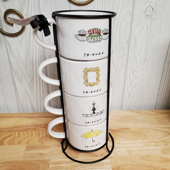 Rae Dunn Central Perk Mug Stacker Set - Picture 2 of 2